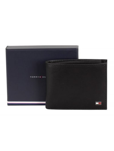 TOMMY HILFIGER  Pour des hommes Eton Mini Portefeuille, NoirOne Size