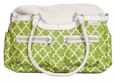 AUCUNE Tomy jj cole sac &agrave; langer satchel aspen arbor vert/blanc
