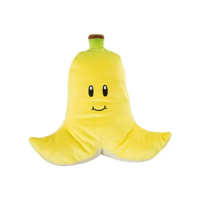 TOMY  Mario Kart peluche Mocchi-Mocchi Banana 40 cm- - Peluche
