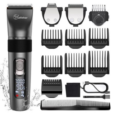  Tondeuse &agrave; cheveux 3en1 HATTEKER RFC-695 15 pi&egrave;ces
