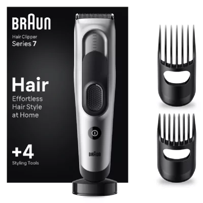 BRAUN Tondeuse &agrave; cheveux  Series 7 HC7390 Gris et Noir