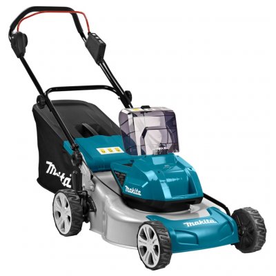 MAKITA Tondeuse &agrave; Gazon 36V LXT (2x5,0 Ah) Largeur de Coupe 46 cm -  DLM460PT2