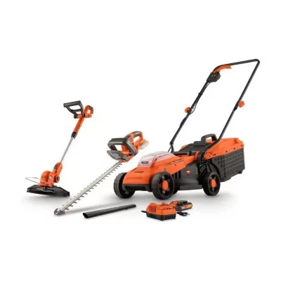 DUAL POWER Tondeuse &agrave; gazon Powerplus POWDPGBOX25 20 V 33 cm