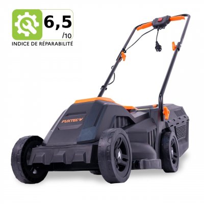 FUXTEC Tondeuse &Agrave; Gazon Secteur Tondeuse &Agrave; Gazon Pouss&eacute;e  Avec Bac De Ramassage 30l Fx-rme33