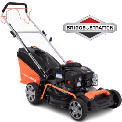 YARDFORCE Tondeuse &agrave; gazon Thermique autotract&eacute;e - 46cm - Moteur Briggs & Stratton 450E 125cc - GM B46C