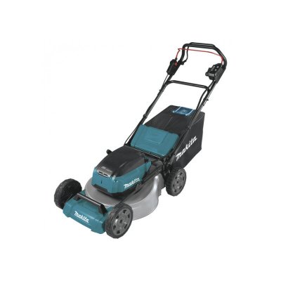 MAKITA Tondeuse auto-tract&eacute;e 36 V 2 x 18 V Li-Ion - 2 batteries 5 Ah - DLM462PT2