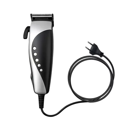 AVIZAR Tondeuse Cheveux Filaire Mod&egrave;le SP-4609 Silencieuse et Pr&eacute;cise Noir / Argent
