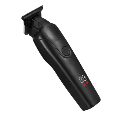  Tondeuse Cheveux Rechargeable 5V avec Lame Titane Coupe Pr&eacute;cis Noir