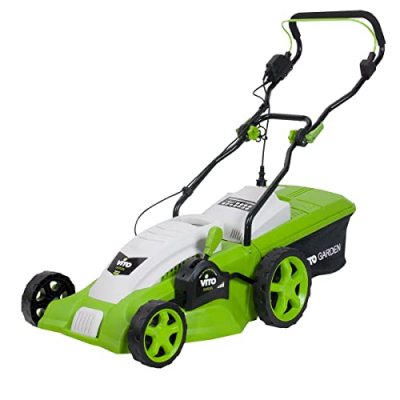 VITO GARDEN Tondeuse electrique 1800W VITOGARDEN Moteur induction Coupe 42 cm - 3 hauteurs de coupe - bac 50L