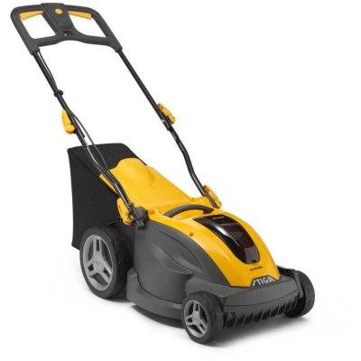 STIGA Tondeuse &eacute;lectrique &agrave; batterie  COMBI 340e - Lame de 38cm - Batterie de 4 Ah et chargeur inclus