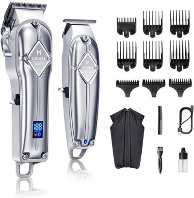  Tondeuse &Eacute;lectrique Professionnelle Sans fil Homme pour Cheveux / Barbe / Corps