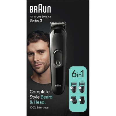 BRAUN Tondeuse homme  Tout-en-un Series 3 MGK3410 Noir