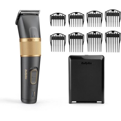BABYLISS Tondeuse homme cheveux  E987E Graphite Precision Noir Or 