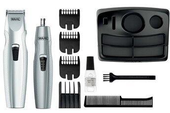 WAHL Tondeuse homme  Mustache et Trimmer Combo 05606-308 Argent