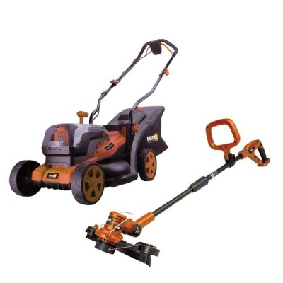 FEIDER Tondeuse sans fil 2x20V 35cm + Coupe Bordure 20V  FTDCB20V-4A