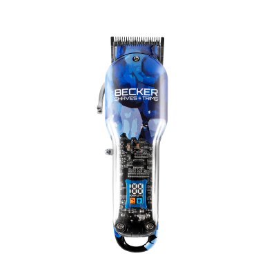 BECKER SHAVES ET TRIMS Tondeuse Sans Fil Bleue Pour Cheveux Et Barbe Blue Motion De Becker