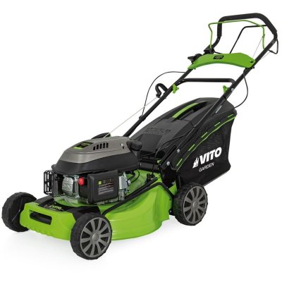 VITO Tondeuse thermique 5 CV Moteur 4T OHV 144 cm&sup3; Bac 65L &Oslash; 480mm