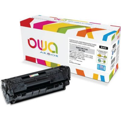 OWA Toner Armorcompatible HP Q2612A noir
