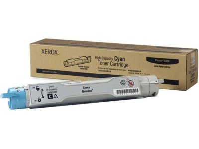 XEROX Toner Cyan Haute Capacit&eacute; pour  Phaser 6300