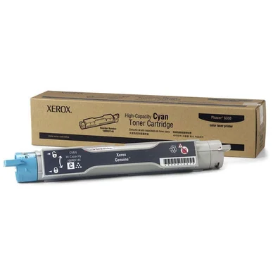 XEROX Toner cyan haute capacit&eacute;  phaser 6350