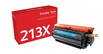 UNISEX Toner Everyday&trade; _OEM_NAME_ Cyan de Xerox compatible avec HP 213X (W2131X), Grande capacit&eacute; - Neuf