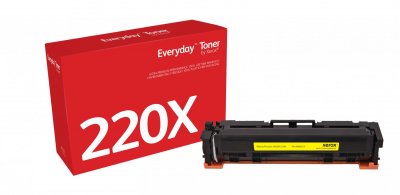 XEROX Toner Everyday&trade; _OEM_NAME_ Jaune de  compatible avec HP 220X (W2202X), Grande capacit&eacute; - Neuf