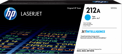 HP Toner  212A cartouche d'origine - Cyan - W2121A 