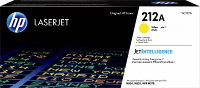 HP Toner  212A cartouche d'origine - Jaune - W2122A 