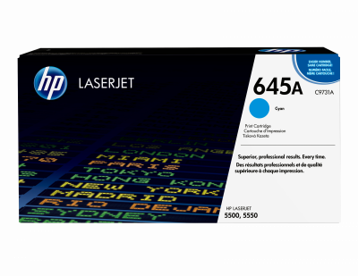 HP Toner  LaserJet 645A - Cyan (C9731A)