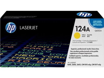 HP Toner laser 124A (Q6002A) -  - Jaune