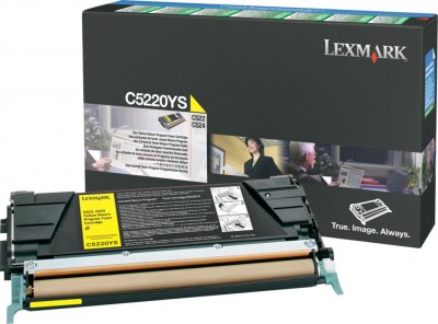 LEXMARK Toner laser C5220YS -  - Jaune