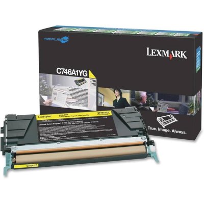 LEXMARK Toner laser C746A1YG -  - Jaune