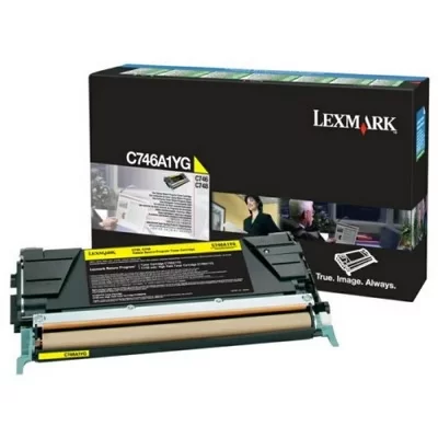LEXMARK Toner laser C746A1YG -  - Jaune