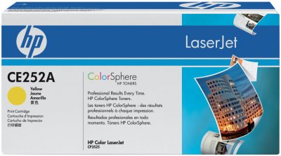 HP Toner laser CE252A -  - 504A - Jaune