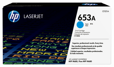 HP Toner laser CF321A -  - 653A - Cyan