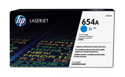 HP Toner laser CF331A -  - 654A - Cyan