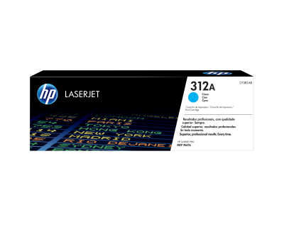 HP Toner laser CF381A -  - 312A - Cyan