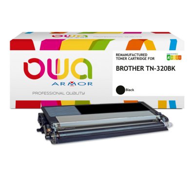 OWA Toner laser compatible BROTHER TN-320BK -  - Noir