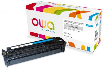 ARMOR Toner laser compatible HP 128A - OWA - Cyan