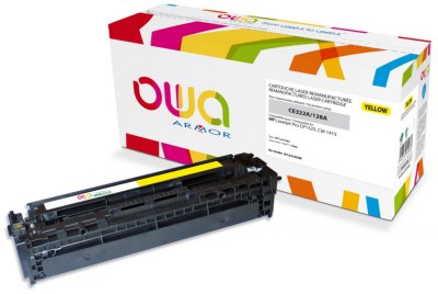 ARMOR Toner laser compatible HP 128A - OWA - Jaune