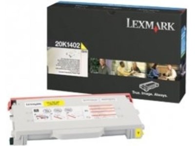 LEXMARK Toner Laser  20K1402 Jaune (Haute Capacit&eacute;)