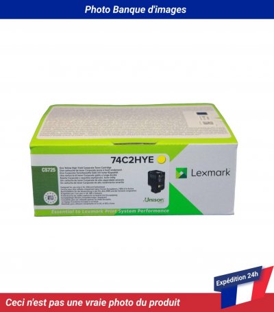 LEXMARK Toner  74C2HYE CS725 - Yellow