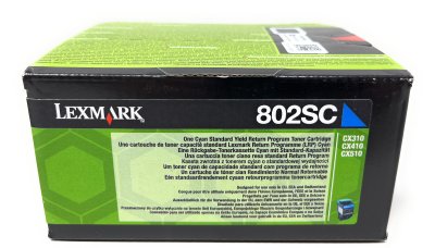 LEXMARK Toner  80C2SC0 802SC - Cyan
