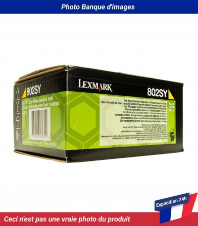 LEXMARK Toner  80C2SY0 802SY - Yellow