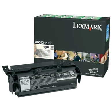 LEXMARK Toner  X654X11E X654, X656, X658 - Noir