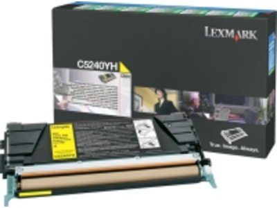 LEXMARK Toner longue dur&eacute;e  LRP Jaune pour C524