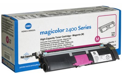 KONICA MINOLTA Toner magenta  haute capacit&eacute; pour Magicolor 2400W (A00W232)