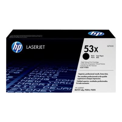 HP Toner Noir  Laserjet 53x Q7553xc Rendement &Eacute;lev&eacute; 7000 Pages