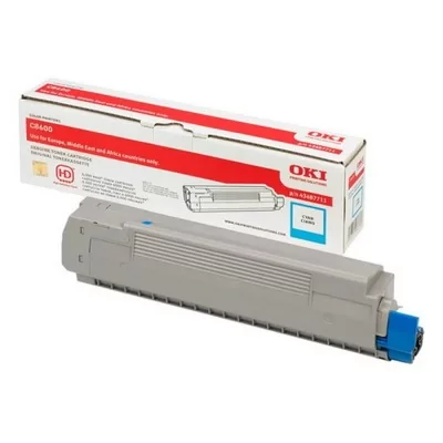 OKI Toner  43487711 C8600, C8800 - Cyan