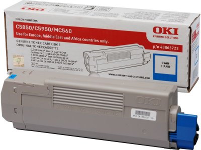 OKI Toner  43865723 C5850/5950 - Cyan